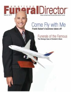 Frank Kaiser on the cover of American Funeral Director